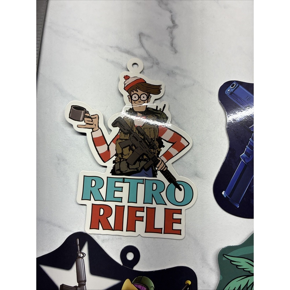 Retro Rifle Sticker Lot 4 - Picture 3 of 5